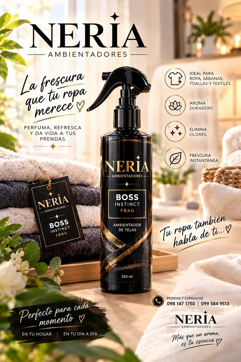 Ambientador de tela