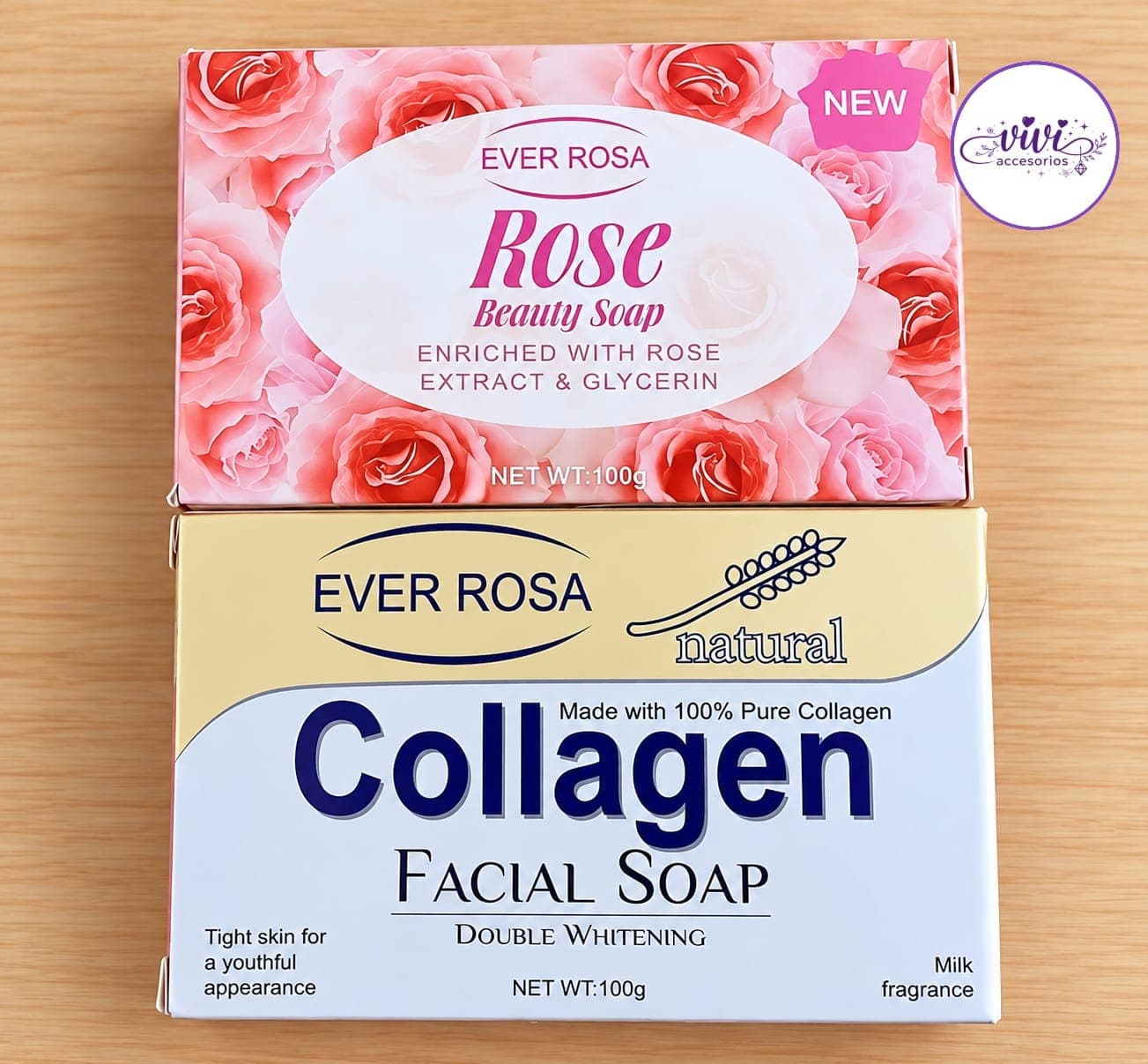 Jabones Faciales Ever Rosa — imagen 1 de 1