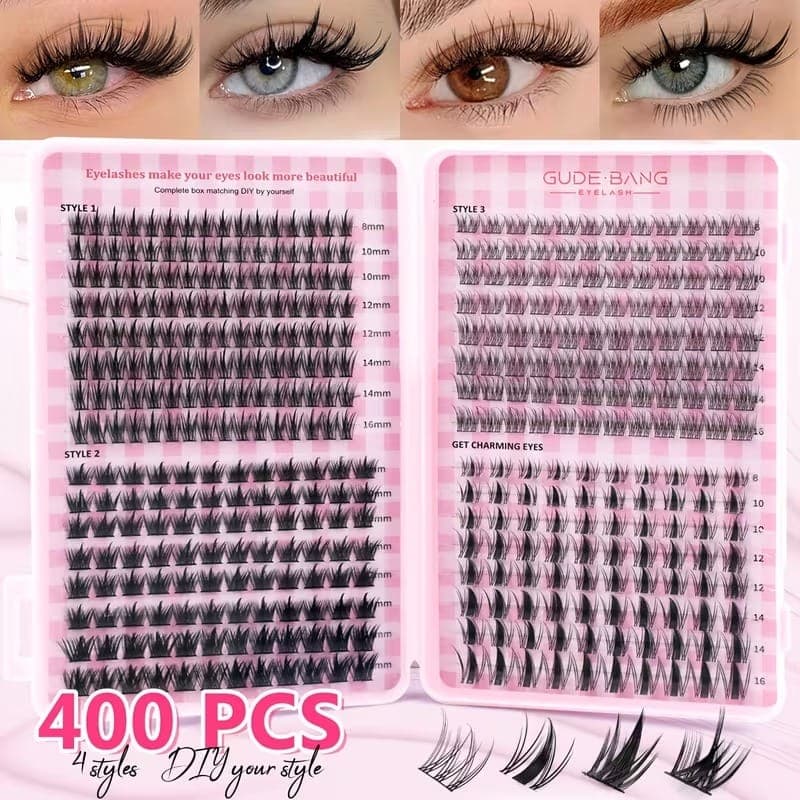 Libro de Pestañas 1x1 + Accesorios – Efecto Anime A01