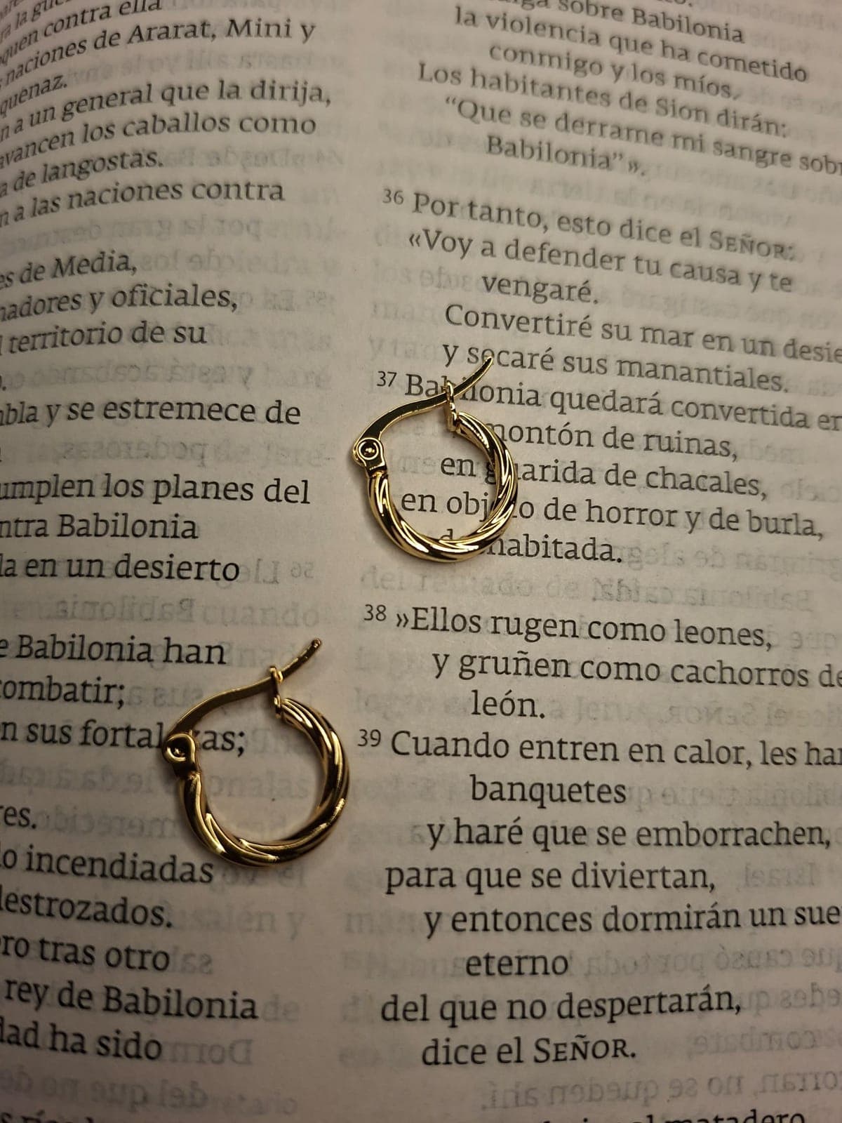 Argollas para dama