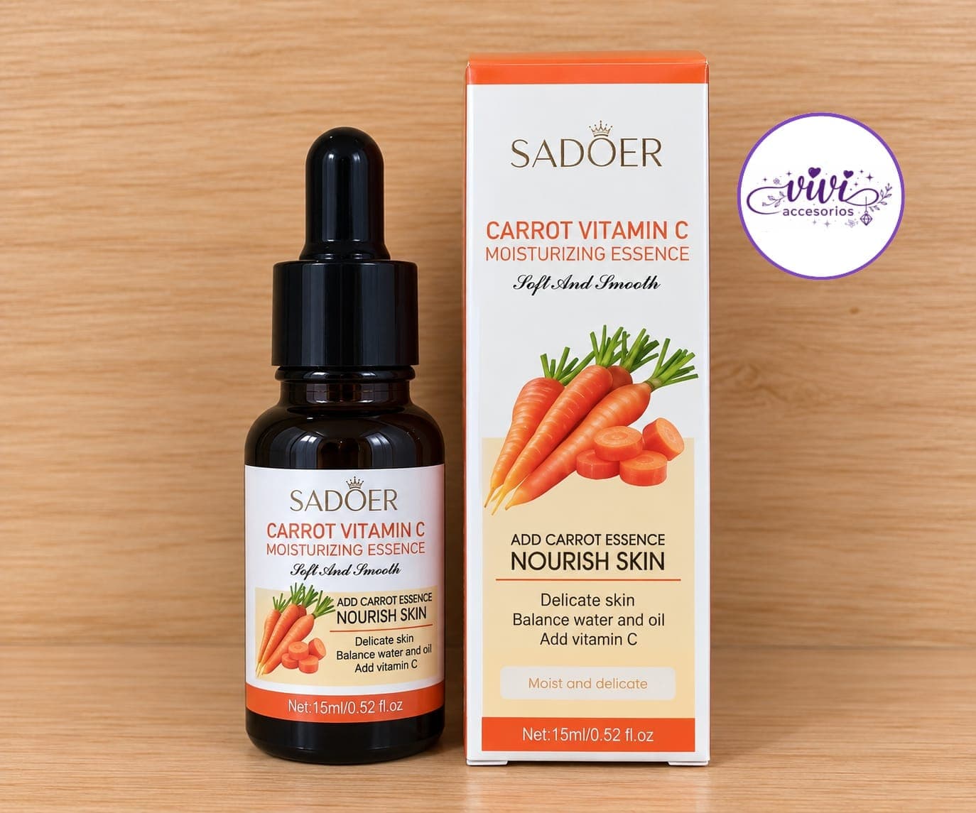 Sérum Facial SADOER Zanahoria Vitamin C — imagen 1 de 1