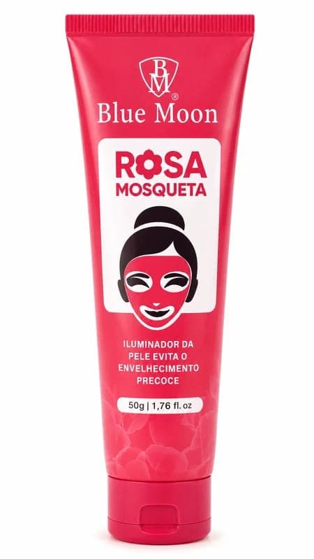 Mascarilla Facial Rosa Mosqueta Blue Moon 50g — imagen 1 de 1