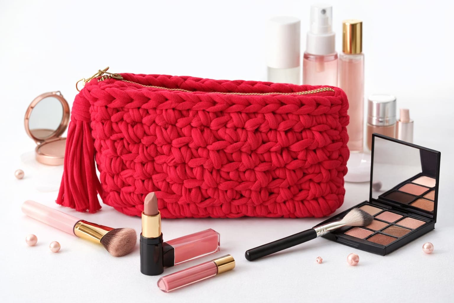 Cosmetiquera y/o Monedero en Trapillo-ENVIO GRATIS