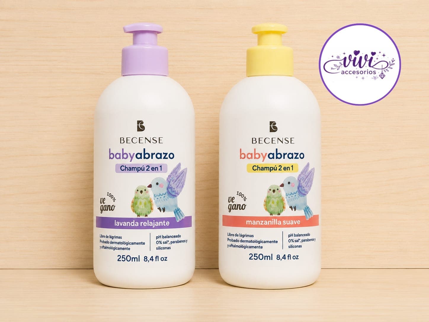 Shampoo 2 en 1 para Cabello y Cuerpo – Becense Baby Abrazo – — imagen 1 de 1