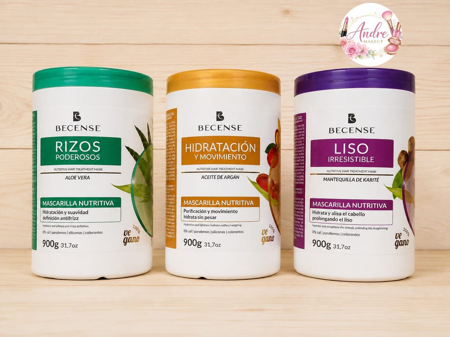 🧴 Mascarilla Capilar Becense – 900 g — imagen 1 de 1