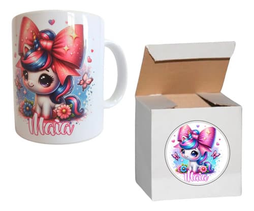 Taza Personalizada Con Caja Individual Eventos Regalos — imagen 1 de 8