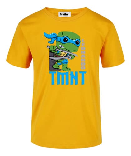 Remera Camiseta Personalizada Niños Tortugas Ninjas 04 — imagen 1 de 10