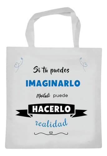 Bolsa Tnt Personalizada Con Asa Sublimada En Varios Colores Blanco Personalizado