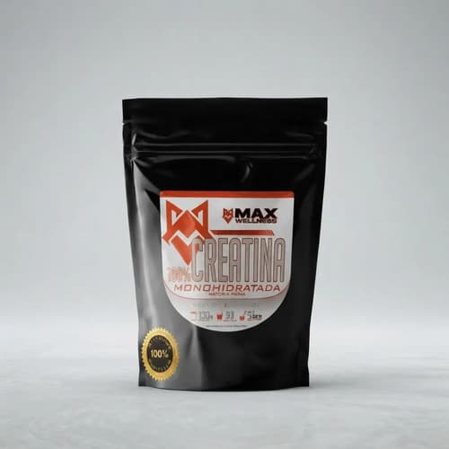 Creatina Max Wellness Monohidratada en polvo bolsa