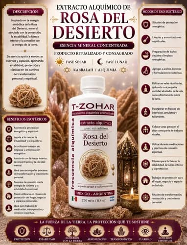 Extracto Energetico Rosa Del Desierto Ritualizado 250 Ml — imagen 1 de 5