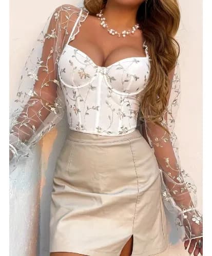Crop Top Sexi Y Elegante