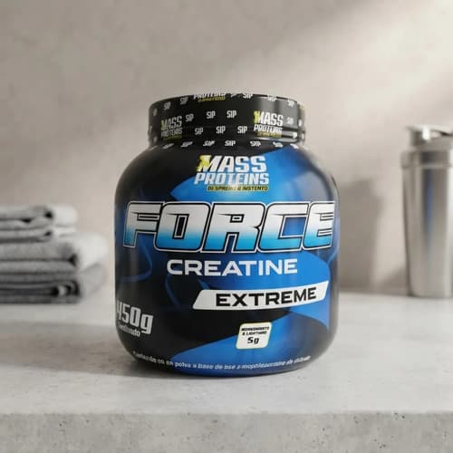 Creatina Monohidratada Pura 450g Mass Proteins