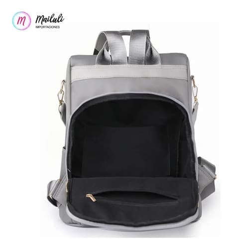 Mochila Para Dama Con Detalle De Perlas Varios Colores Rosa Claro Liso
