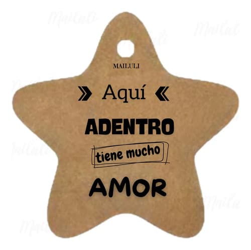 100 Etiquetas Tags Kraft Personalizada Emprendedor Modelo 08