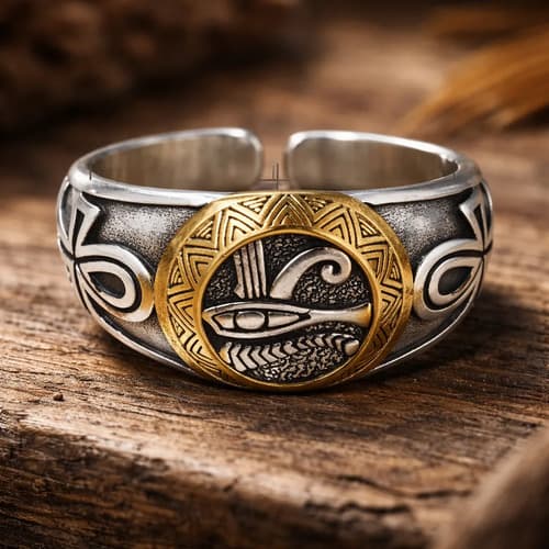 Anillo Horus H/m Proteccion Ritualizado/Consagrado Ajustable — imagen 1 de 4