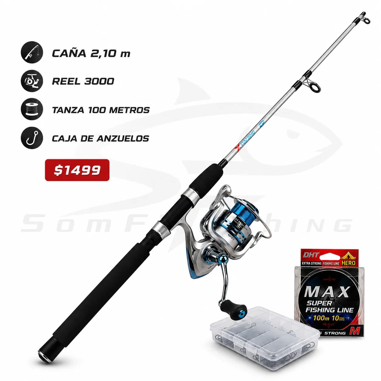 Combo de pesca 1 — imagen 1 de 1