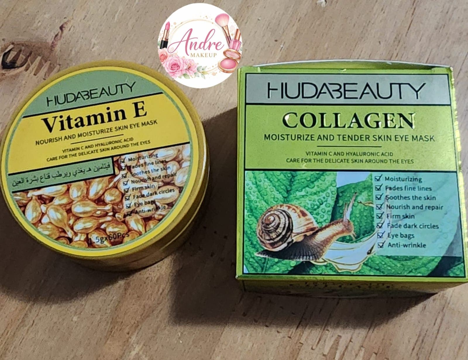Parches de Ojos Vitamina E y Colágeno — imagen 1 de 1