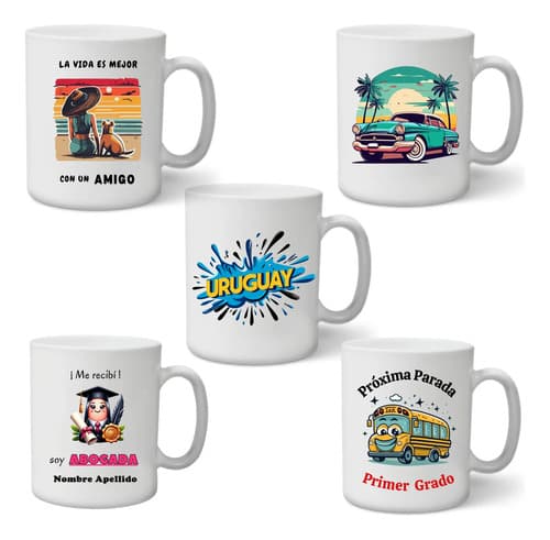 Taza Personalizada Foto Texto Souvenirs Logo Marcas Mailuli — imagen 1 de 10