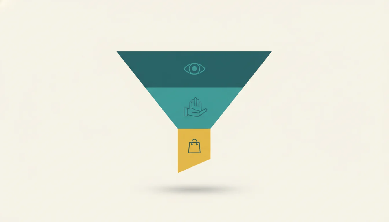 Funnel de venta: del scroll al cierre por DM.