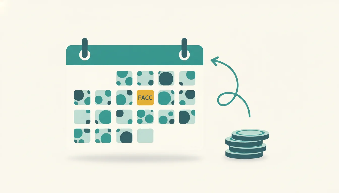Pago mensual: calendario y vencimientos.